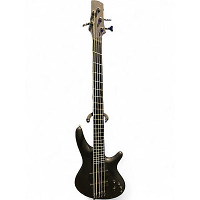 Used Ibanez SRMS625EX Flat Black Electric Bass Guitar