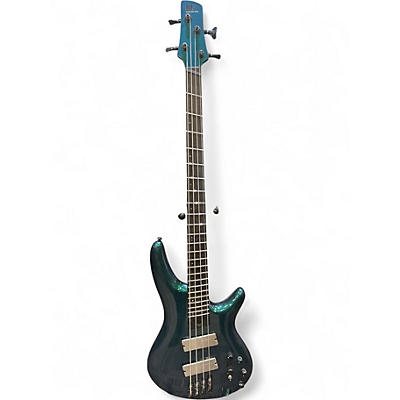 Used Ibanez SRMS720 Blue Chameleon Electric Bass Guitar