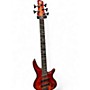 Used Ibanez SRMS805 Amber Electric Bass Guitar Amber