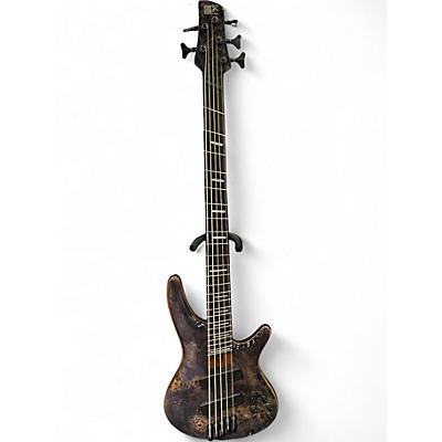 Used Ibanez SRMS805 Brown Electric Bass Guitar
