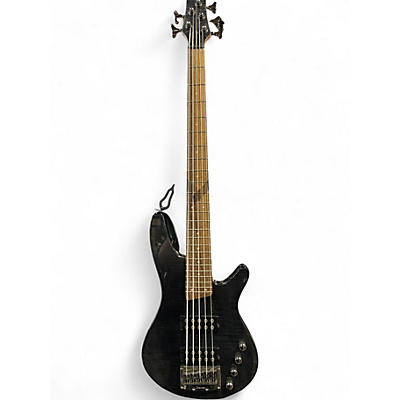 Used Ibanez SRX505 Trans Black Electric Bass Guitar