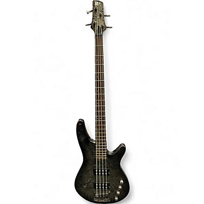 Used Ibanez SRX550 Black and Silver Electric Bass Guitar