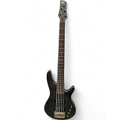 Used Ibanez SRX595 Trans Black Electric Bass Guitar