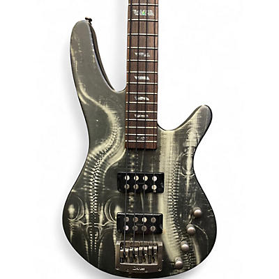Used Ibanez SRXHRG1 H.R. Giger NY City X Satin Electric Bass Guitar