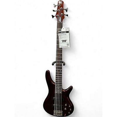 Used Ibanez ST505 Candy Apple Red Electric Bass Guitar