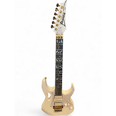 Used Ibanez STEVE VAI JEM7VP White Solid Body Electric Guitar
