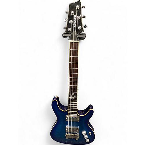 Used Ibanez SZ520 Trans Blue Solid Body Electric Guitar Trans Blue