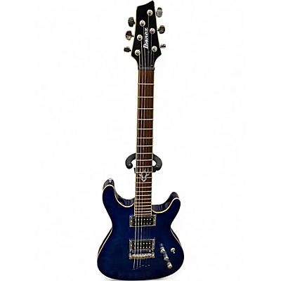 Used Ibanez SZ520QM Baltic Blue Solid Body Electric Guitar