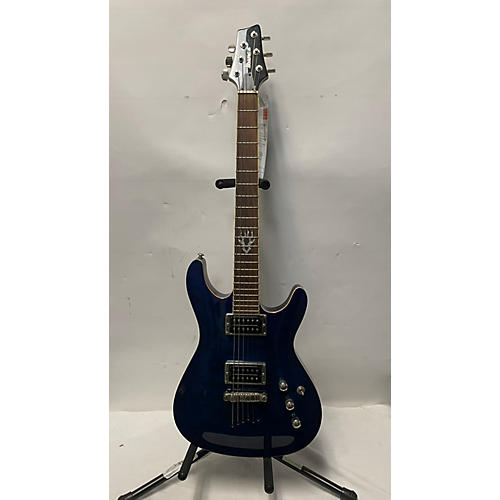 Ibanez Used Ibanez SZ520QM Blue Solid Body Electric Guitar Blue