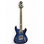 Used Ibanez SZ520QM Blue Solid Body Electric Guitar Blue