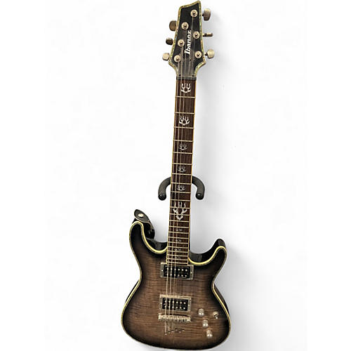 Used Ibanez SZ720FM TRANSPARENT GREY Solid Body Electric Guitar TRANSPARENT GREY