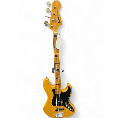 Used Ibanez Silver Series Jazz Natural Electric Bass Guitar
