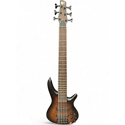 Used Ibanez Sr406ebcw Black Electric Bass Guitar