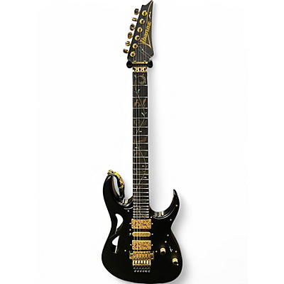 Used Ibanez Steve Vai PIA3761  Satin Black Solid Body Electric Guitar