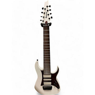 Ibanez Used Ibanez TAM10 Tosin Abasi Signature 8 String Alpine White Solid Body Electric Guitar