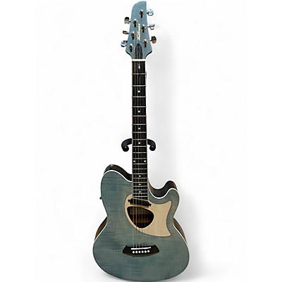 Used Ibanez TCM50 Talman Blue Acoustic Electric Guitar
