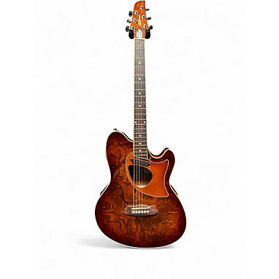 Used Ibanez TCM50 Talman Vintage Brown Sunburst Acoustic Electric Guitar