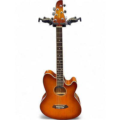 Used Ibanez TCY10E Talman 2 Tone Sunburst Acoustic Electric Guitar
