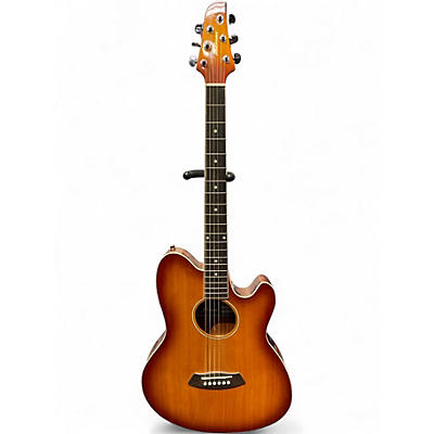 Used Ibanez TCY10E Talman 2 Tone Sunburst Acoustic Electric Guitar