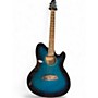 Used Ibanez TCY10E Talman Blue Burst Acoustic Electric Guitar Blue Burst