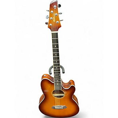 Used Ibanez TCY10E Talman Brown Sunburst Acoustic Electric Guitar