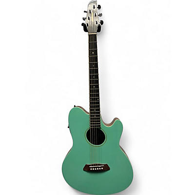 Ibanez Used Ibanez TCY10E Talman Surf Green Acoustic Electric Guitar