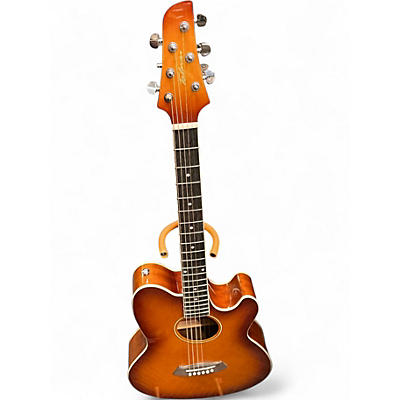 Used Ibanez TCY10E Talman Vintage Sunburst Acoustic Electric Guitar