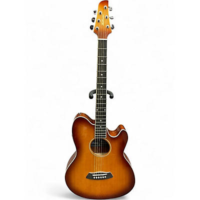 Used Ibanez TCY10E Talman Vintage Sunburst Acoustic Electric Guitar