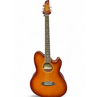 Used Ibanez TCY10E Talman Vintage Sunburst Acoustic Electric Guitar