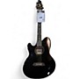 Used Ibanez TCY10E Talman lh Black Acoustic Electric Guitar Black