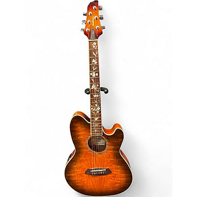 Used Ibanez TCY20VV1204 2 Tone Sunburst Acoustic Electric Guitar