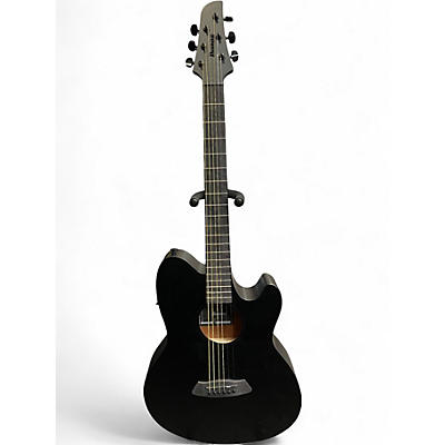 Used Ibanez TCY621 Satin Black Acoustic Electric Guitar