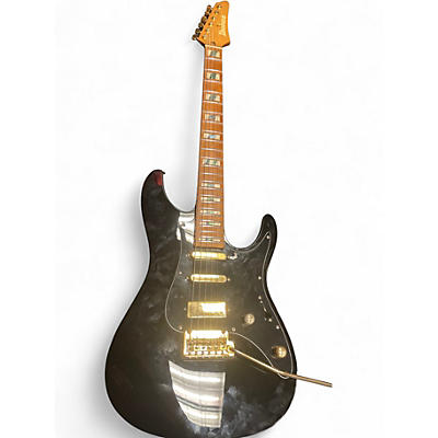 Used Ibanez THBB10 Black and Gold Solid Body Electric Guitar