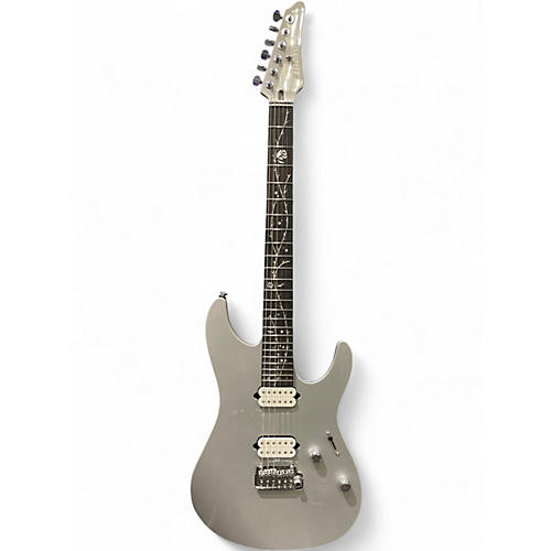 Used Ibanez TIM HENSON TOD10 Silver Solid Body Electric Guitar Silver