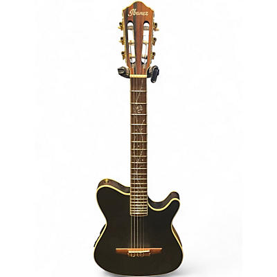Used Ibanez TIM HENSON TOD10N Black Solid Body Electric Guitar