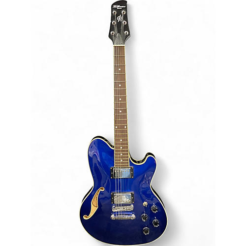 Used Ibanez TM71 Blue Hollow Body Electric Guitar Blue