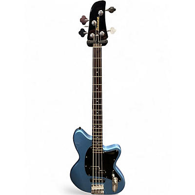 Used Ibanez TMB 100 Blue Electric Bass Guitar