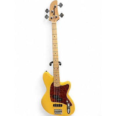 Used Ibanez TMB100 Yellow Electric Bass Guitar
