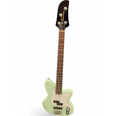 Used Ibanez TMB100P Surf Green Electric Bass Guitar