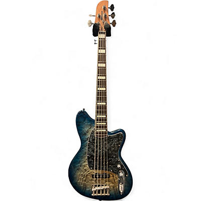 Used Ibanez TMB405TA Cosmic Blue Starburst Electric Bass Guitar