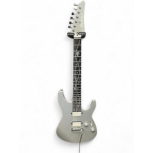 Used Ibanez TOD10 Silver Solid Body Electric Guitar Silver