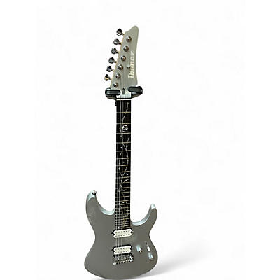 Used Ibanez TOD10 Silver Solid Body Electric Guitar