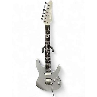 Used Ibanez TOD10 TIM HENSON Silver Solid Body Electric Guitar