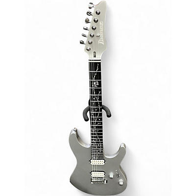 Used Ibanez TOD10 Tim Henson Signature Classic Silver Solid Body Electric Guitar