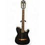 Used Ibanez TOD10N Black Classical Acoustic Electric Guitar Black