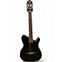 Used Ibanez TOD10N Black Flat Classical Acoustic Electric Guitar Black Flat
