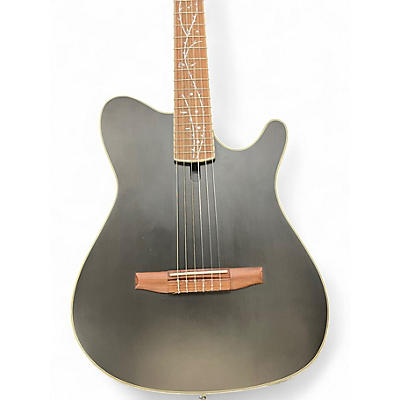 Used Ibanez TOD10N TIM HENSON BLACK Classical Acoustic Electric Guitar