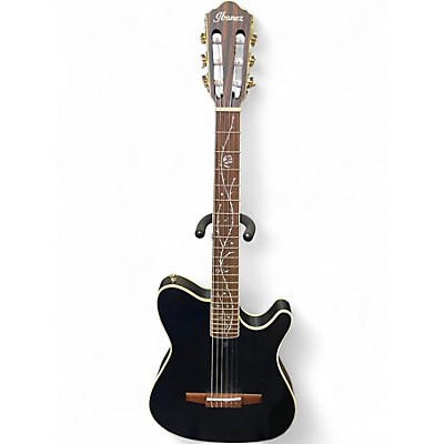 Used Ibanez TOD10N TIM HENSON BLACK Classical Acoustic Electric Guitar