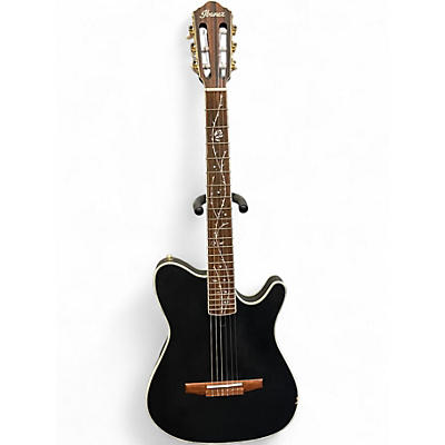 Used Ibanez TOD10N-TKF  Black Acoustic Electric Guitar