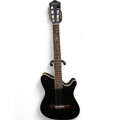 Used Ibanez TOD10N-TKF Black Acoustic Electric Guitar
